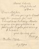 letter from H I Piper 1901 letter from H I Piper 1901