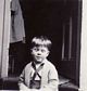 David jenner in the front door of Chipping Norton House