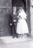 Florence Piper and John Jenner's wedding day