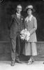 Mr and Mrs George Holder on their wedding day.